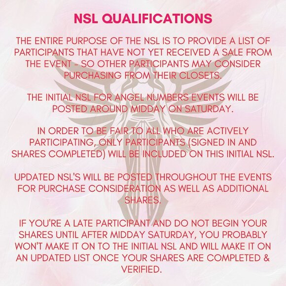 🎊 EVENT HAS ENDED~NSL IS GONE~FEB DATES ARE POSTED~ANGEL AWARDS ARE POSTED 🎊 - Picture 5 of 13